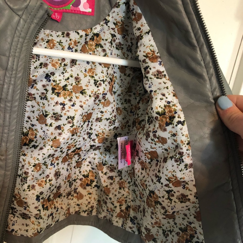 Gray “Leather” Jacket - Picture 3 of 4